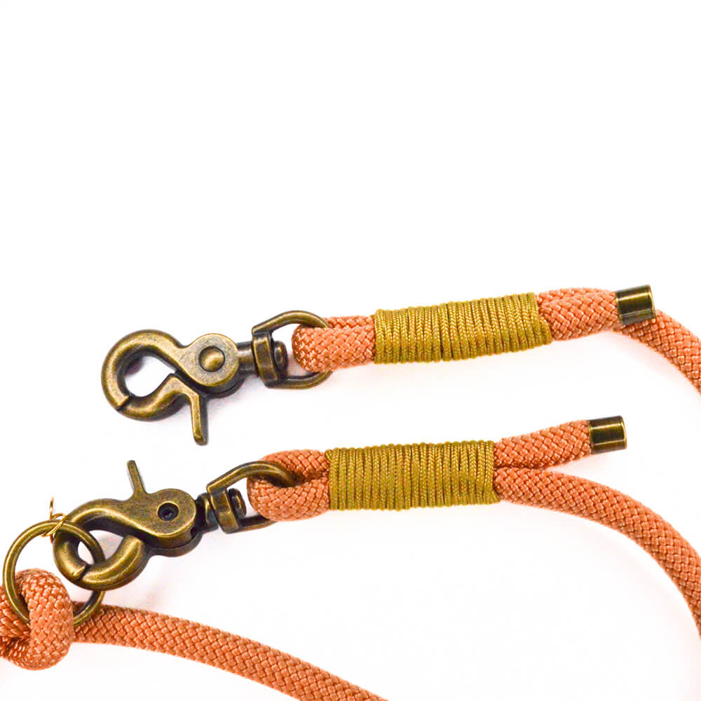 Rockxdogs - (Handsfree) Looplijn Copper Gold