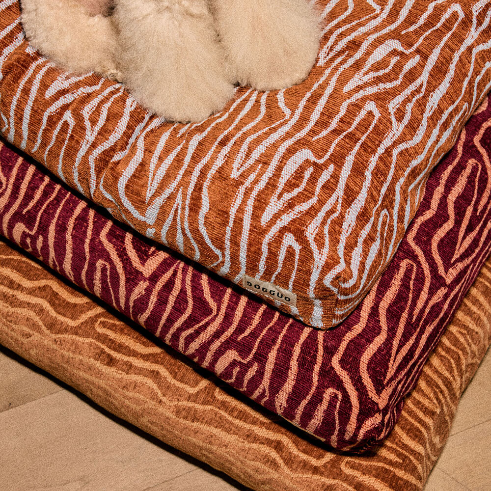 DOGGUO - Ethnic hondenmand - Bordeaux/Peach
