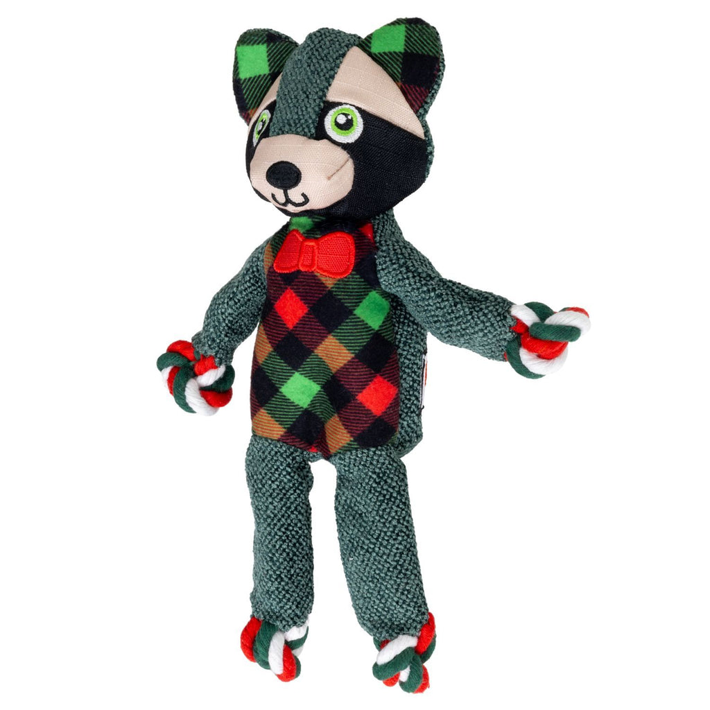 KONG - Holiday Floppy Knots dapper wasbeer (24 cm)