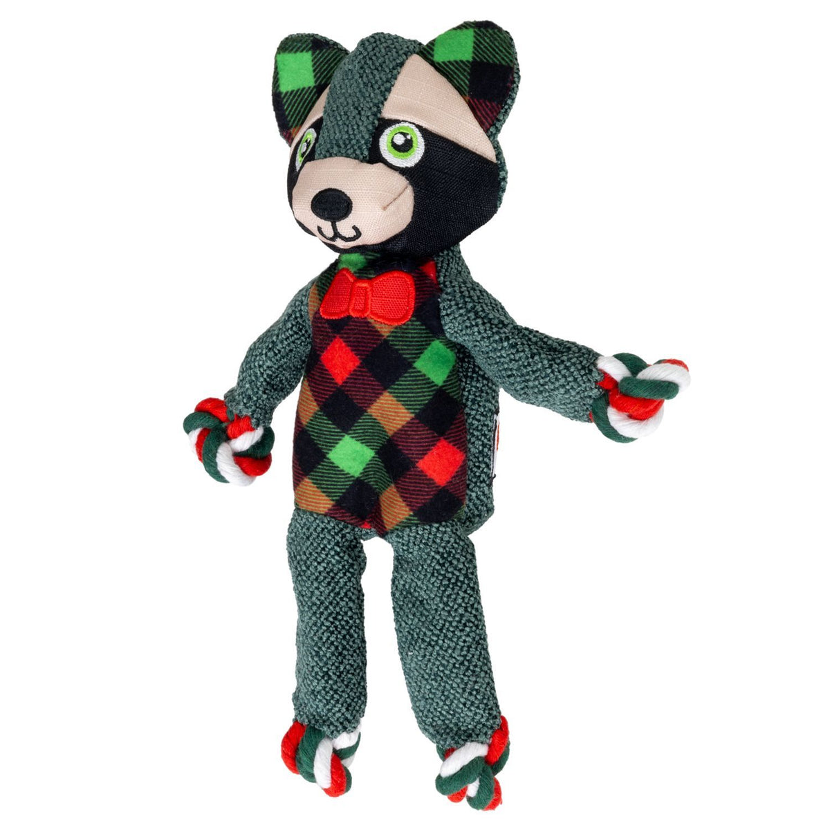 KONG - Holiday Floppy Knots dapper wasbeer (24 cm)