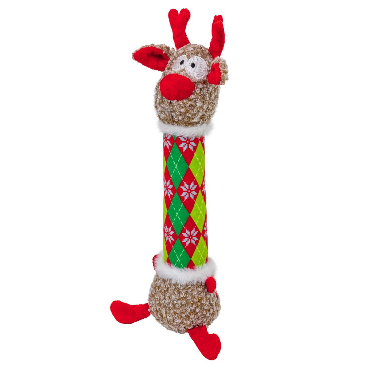 KONG - Holiday Shakers Luvs Argyle Rendier (35 cm)