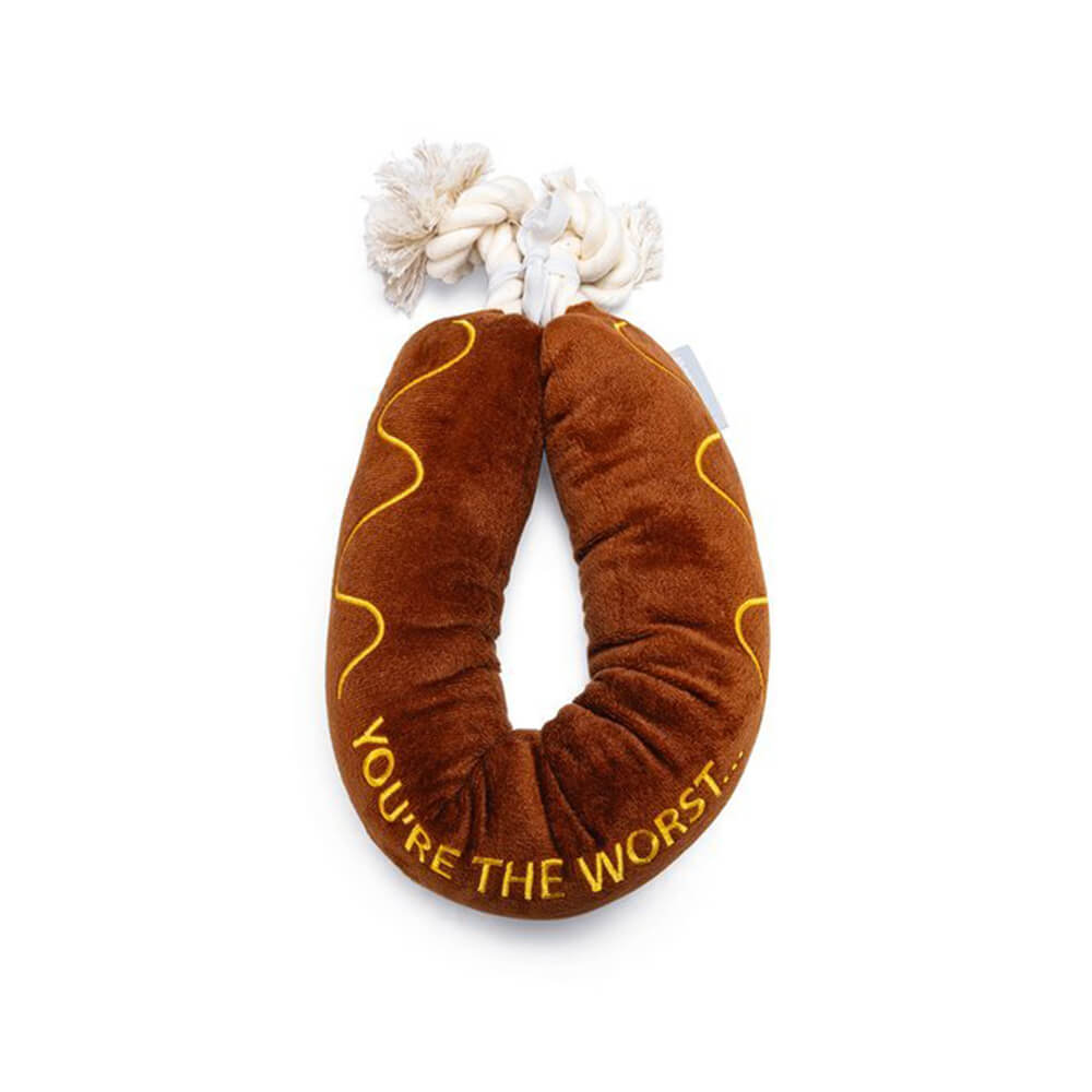 Beeztees - BBQ Worst + Touw (60 cm)