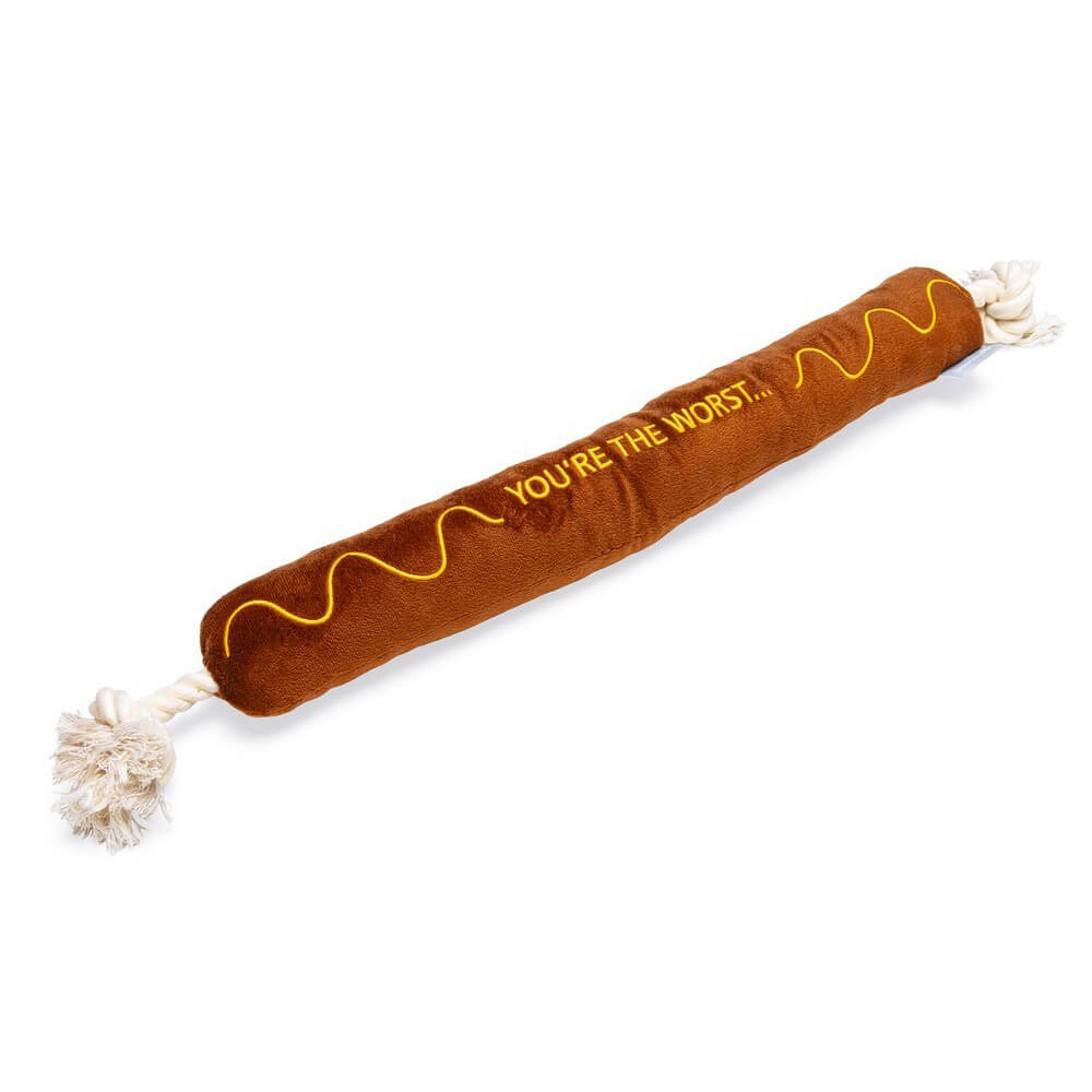 Beeztees - BBQ Worst + Touw (60 cm)