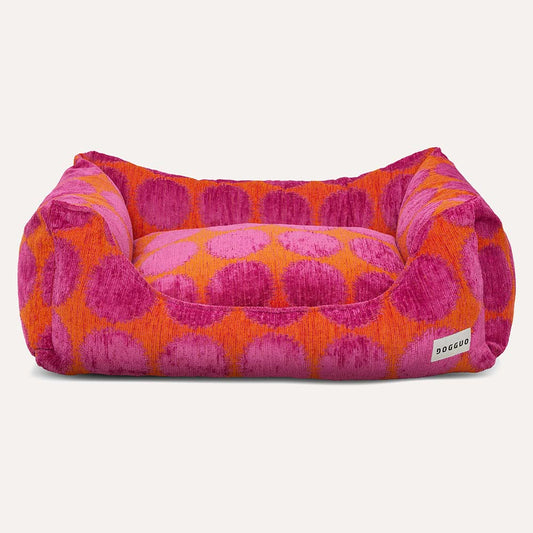 DOGGUO - Dot Dog Sofa - Orange/Magenta