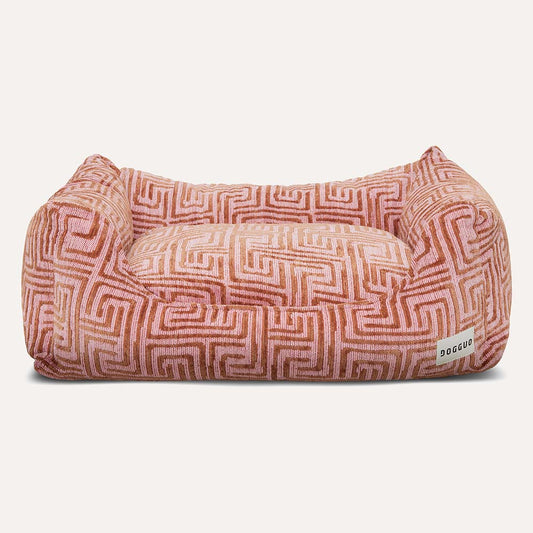 DOGGUO - Maze Dog Sofa - Pink/Mocha