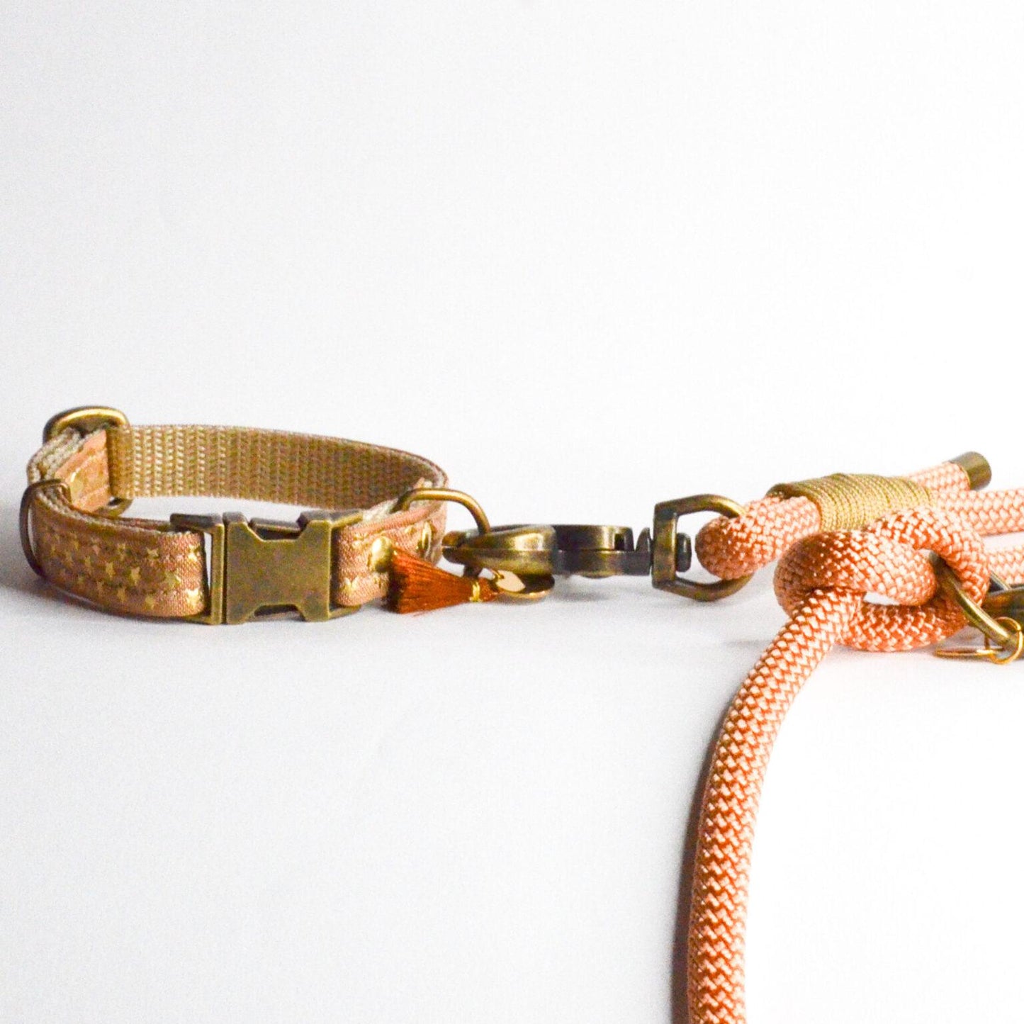 Rockxdogs - (Handsfree) Looplijn Copper Gold