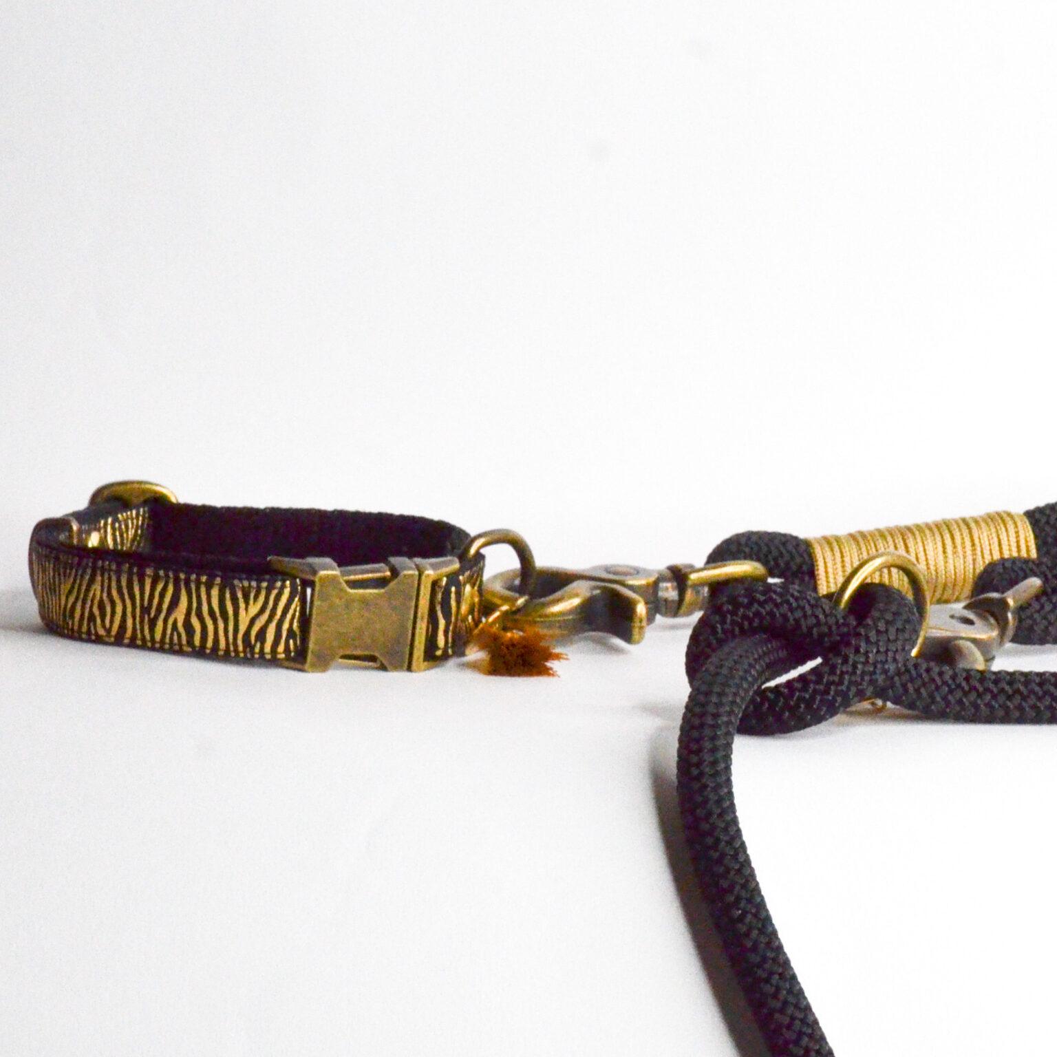 Rockxdogs - Halsband Go wild! tijger zwart