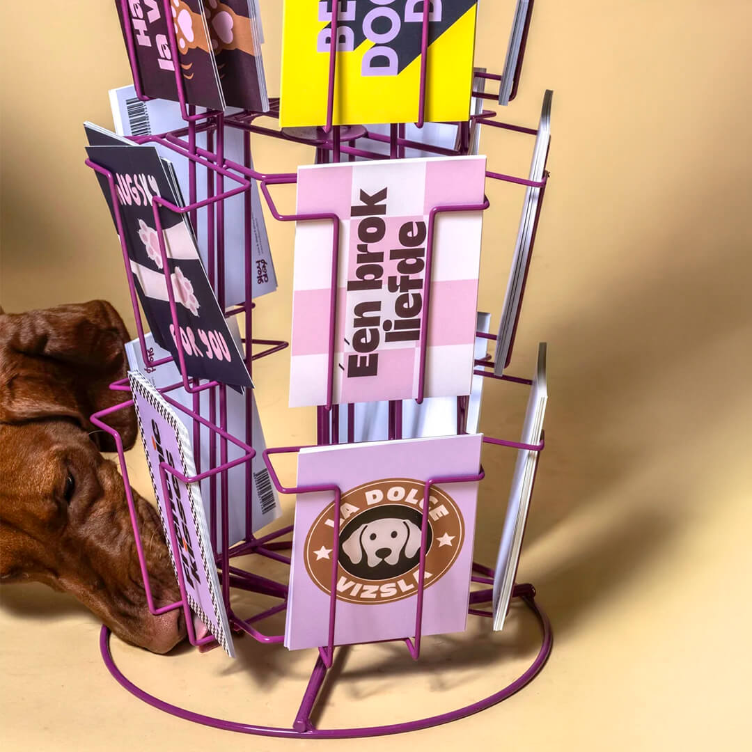 Heyday - Wenskaart - Frenchie kisses