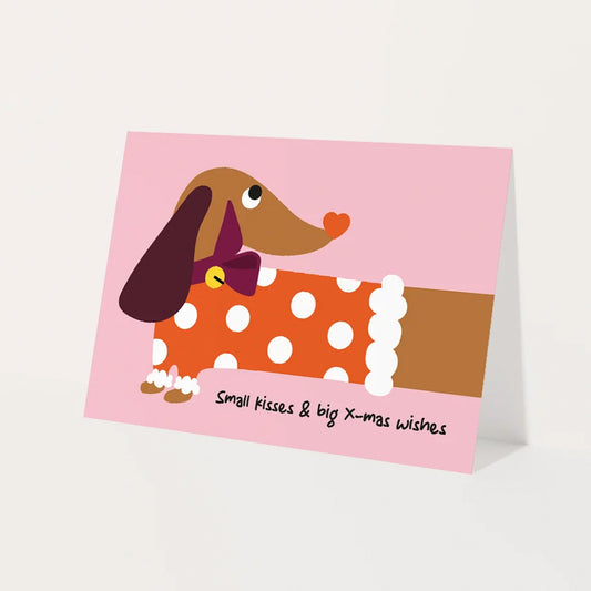 Heyday - Wenskaart - Small kisses & big x-mas wishes