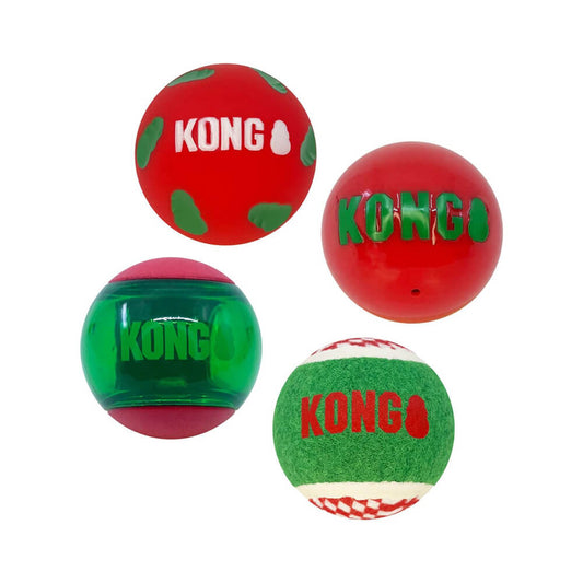 KONG - Holiday Occasions - 4 ballen