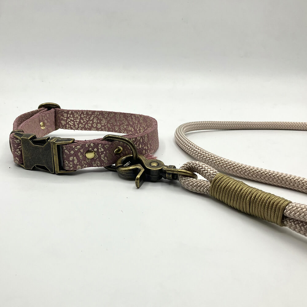 Rockxdogs - Leren halsband Dolce Vita