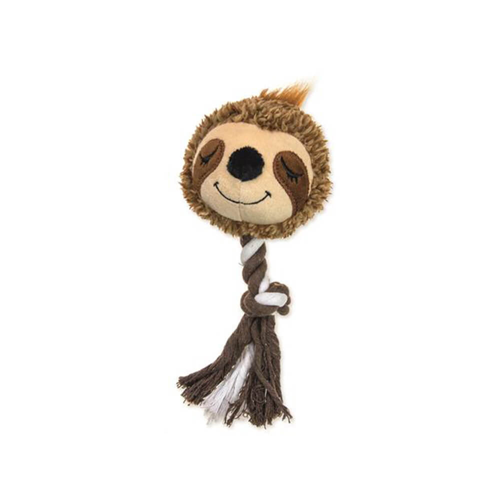 Beeztees - Luiaard met Touw (20 cm)