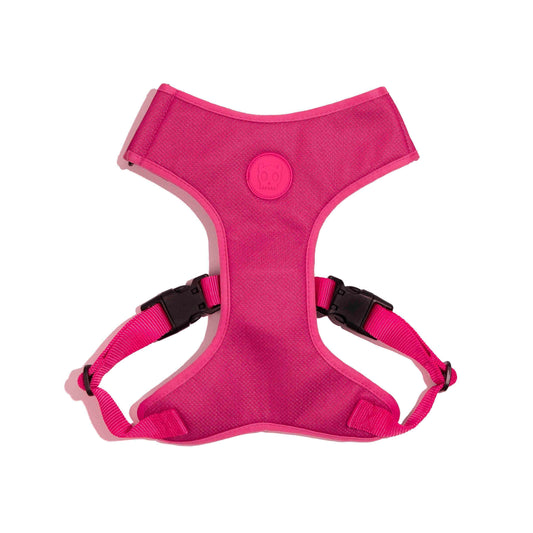 Zee.Dog - Adjustable Air Mesh harnas Pink Led