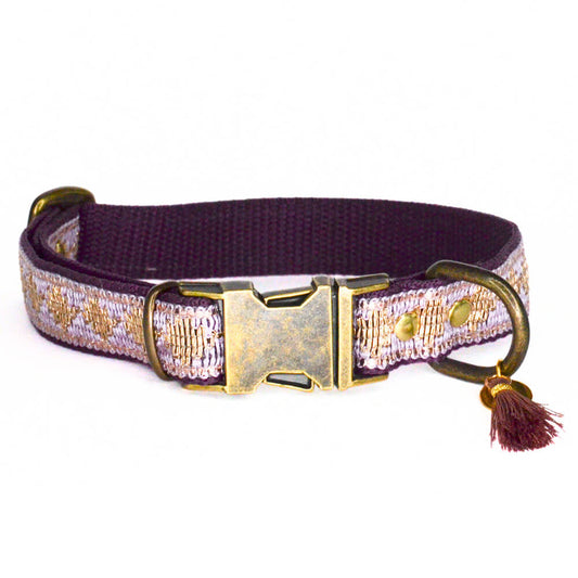 Rockxdogs - Halsband Glitter up! - Lilac