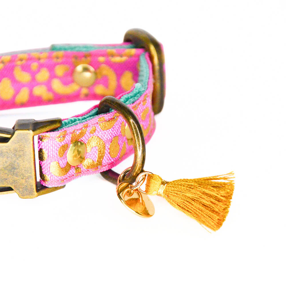 Rockxdogs - Halsband Go Wild! -  Boho Rose Panter