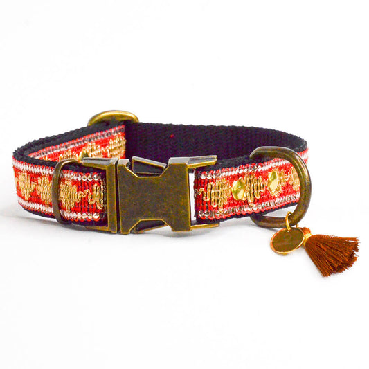 Rockxdogs - Halsband Glitter up! - Red