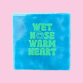 Neusje van Geusje - Quote Tegel - Wet nose warm heart - 10x10 cm