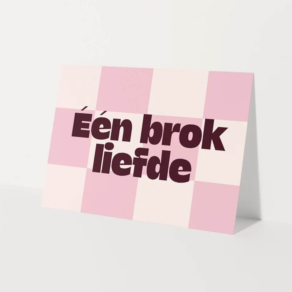Heyday - Wenskaart - Één brok liefde
