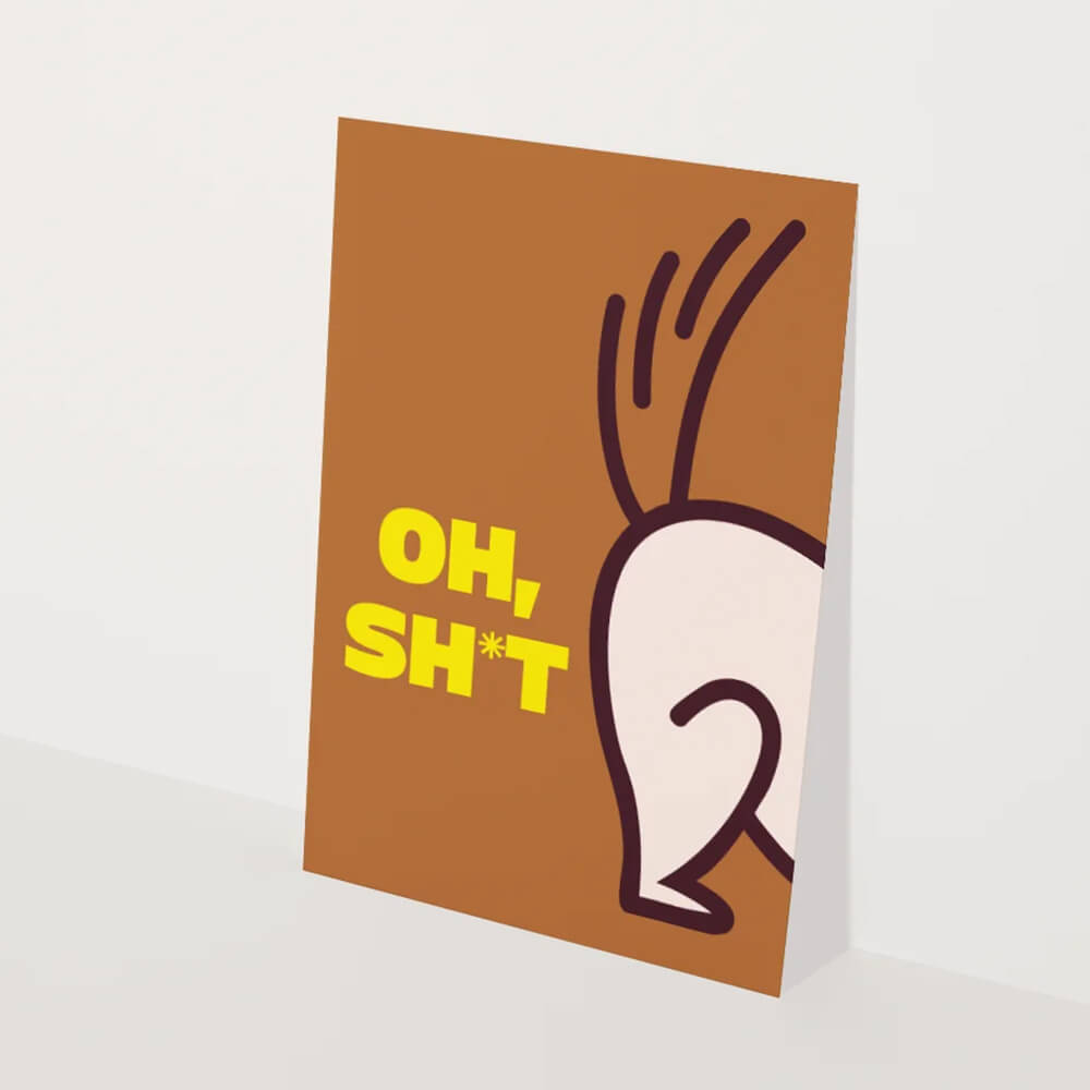 Heyday - Wenskaart - Oh sh*t