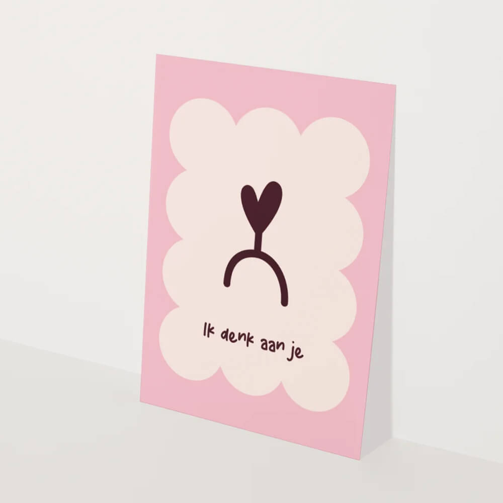 Heyday - Wenskaart - Ik denk aan je
