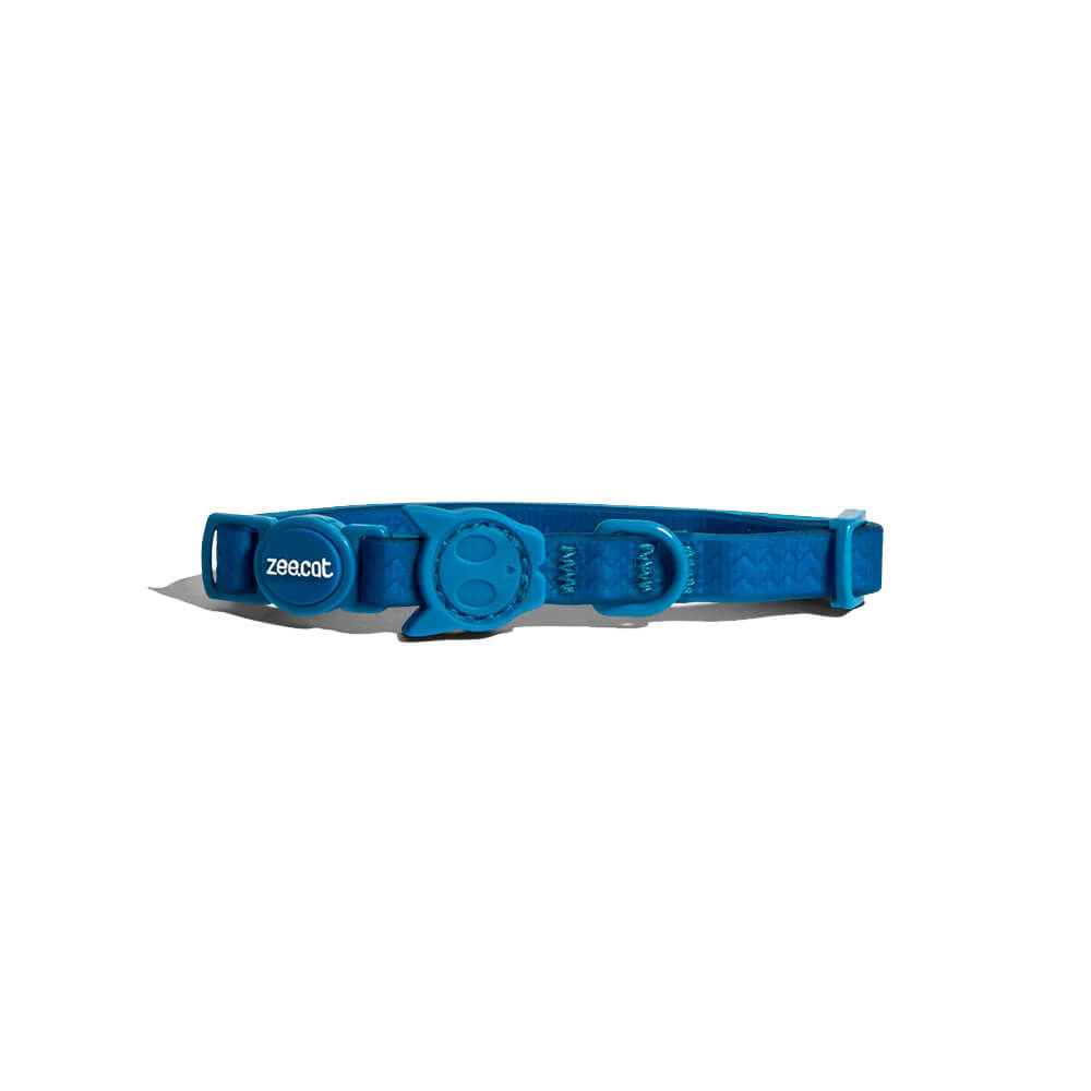 Zee.Cat - Katten halsband NeoPro Blue