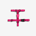 Zee.Dog - H-harnas Pink Led