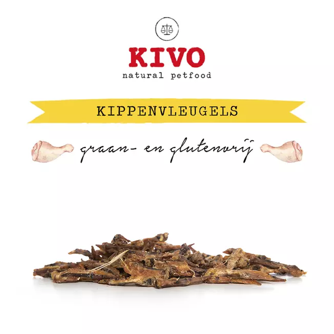 Kivo Petfood Kippenvleugels - 250 gram